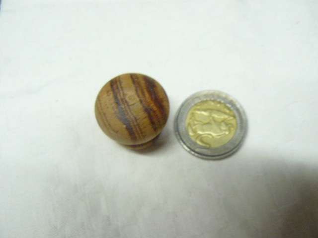 9 x WOODEN TURNED DRAW HANDLES