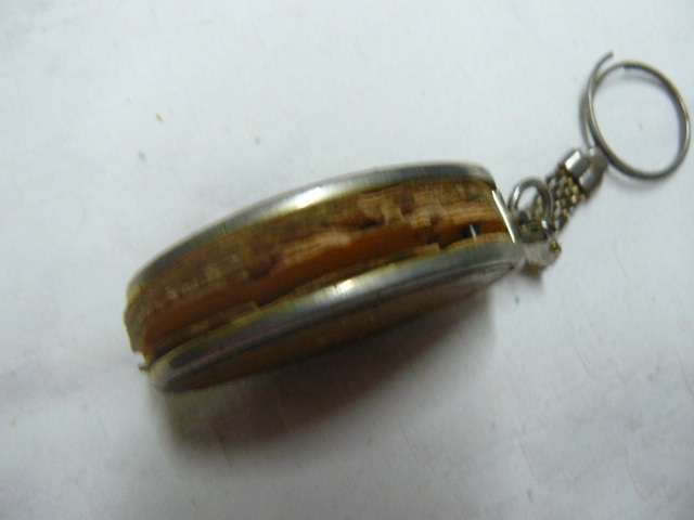 VINTAGE LEATHER ADDRESS BOOK  - KEY RING NTERESTING