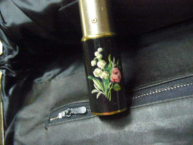 BLACK SATIN PETIT POINT BAG VINTAGE WITH EXTRAS!!!!!!!!!!! AND FREE GIFT