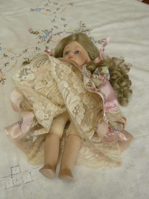 PORCELAIN DOLL HAND MADE TOO CUTE