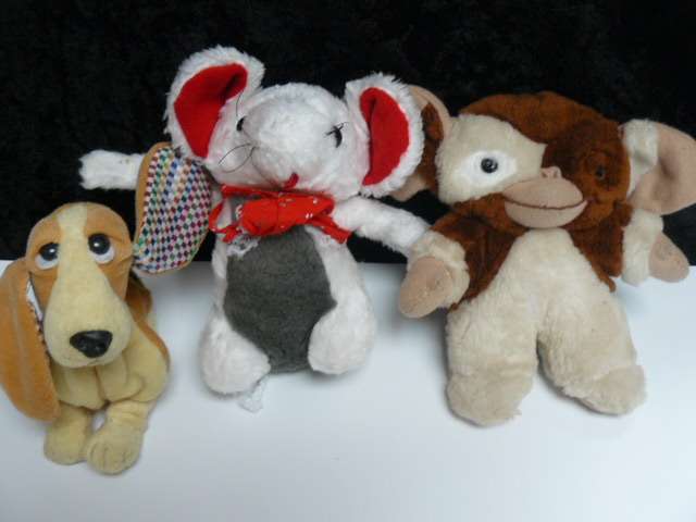 3 X SOFT TOYS