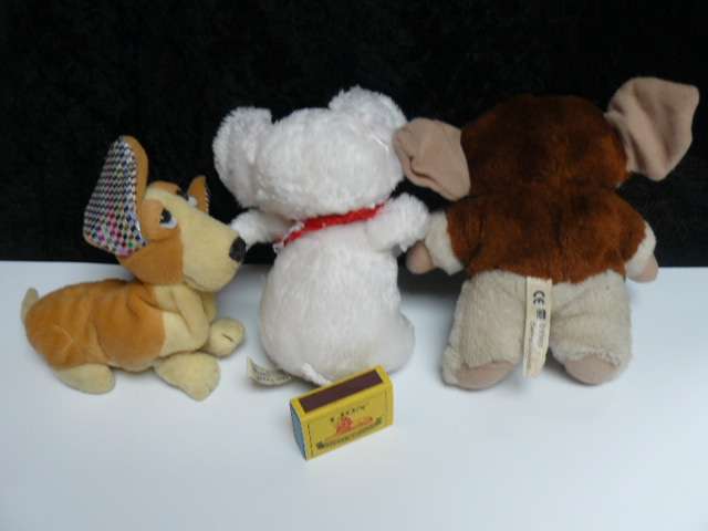 3 X SOFT TOYS