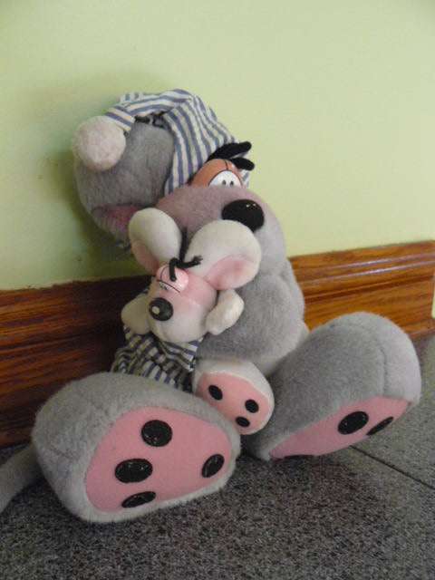 DIDDLE MOUSE WITH BABY SOFT TOY