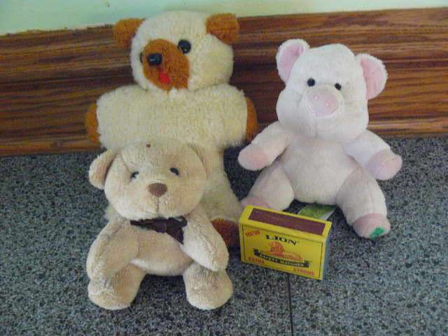 3 X SOFT TOYS