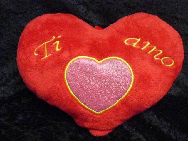 SOFT TOY HEART I LOVE YOU