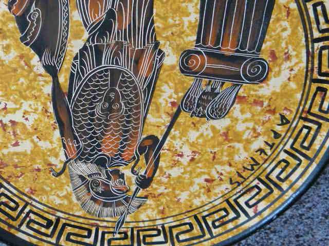 HAND MADE  GREEK WALL PLATE BEAUTIFUL