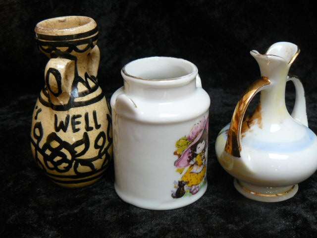 3 MINIATURE VASES
