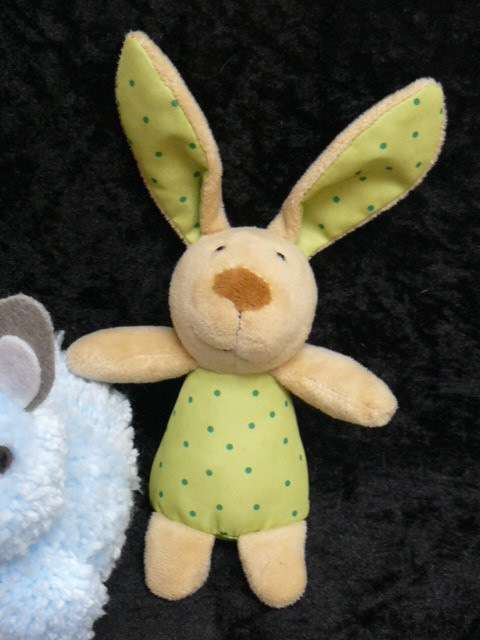 BUNNY RATTLE AND OTHER SOFT TOY