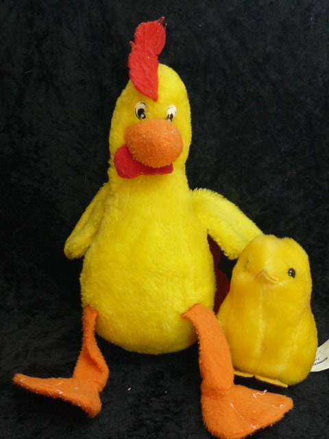 SOFT TOY CHICKEN WITH BABY, BABY NEW