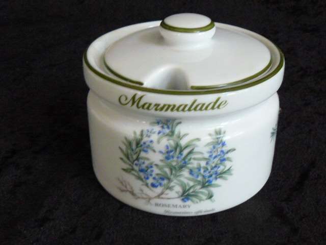 WIESENTHAL GERMAN PORCELAIN MARMELADE OR JAM POT