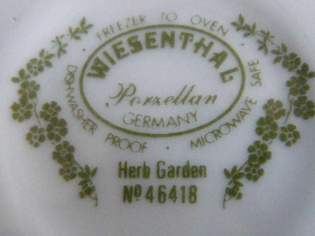 WIESENTHAL GERMAN PORCELAIN MARMELADE OR JAM POT