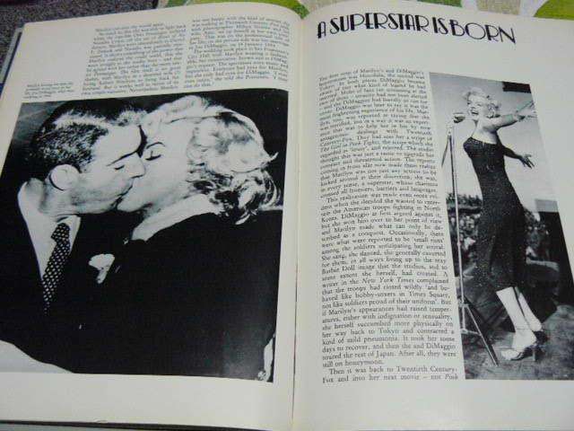 MARILYN MONROE HARD COVER BOOK NICE ICTURES 80 Pages