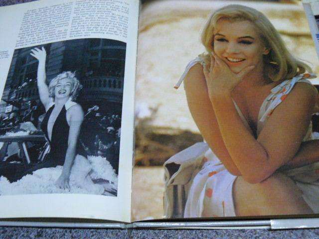 MARILYN MONROE HARD COVER BOOK NICE ICTURES 80 Pages