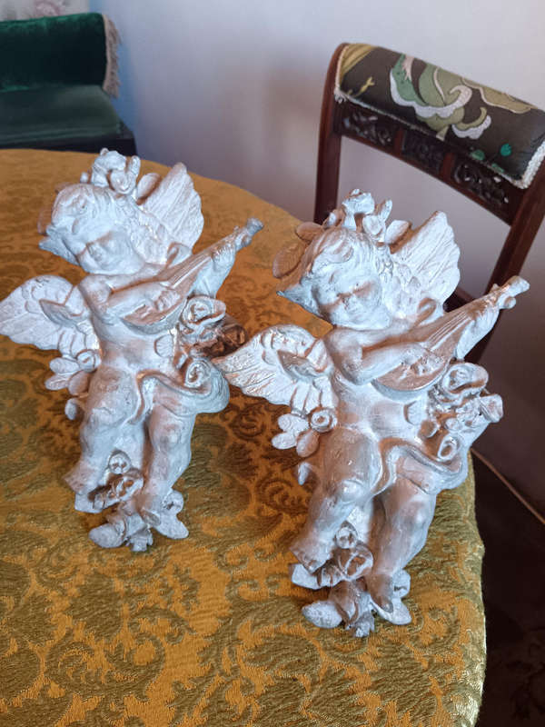 Pair of Cherub Curtain Tie Backs