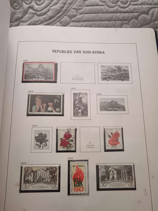 2 x  South African Stamp Albums with Stamps
