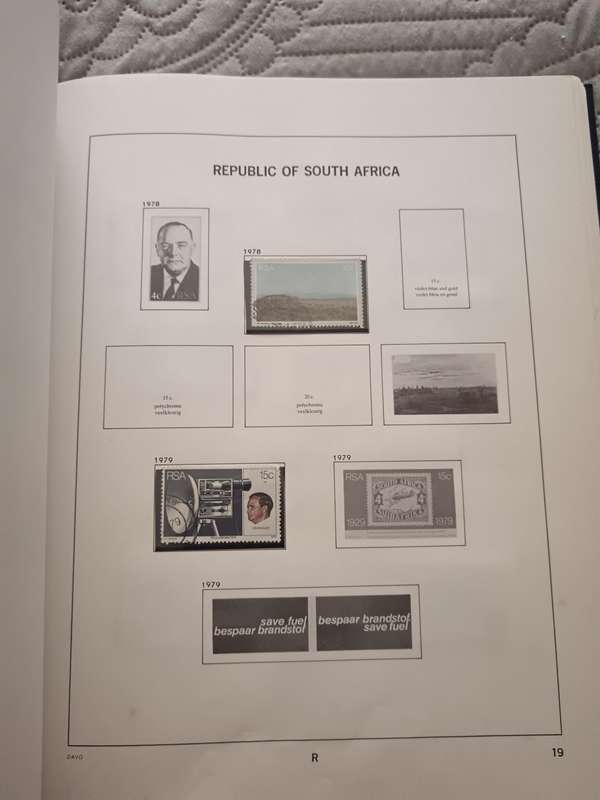 2 x  South African Stamp Albums with Stamps