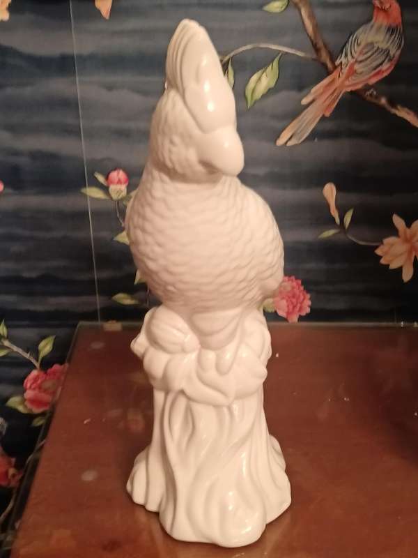 Pair of Ceramic Parrots