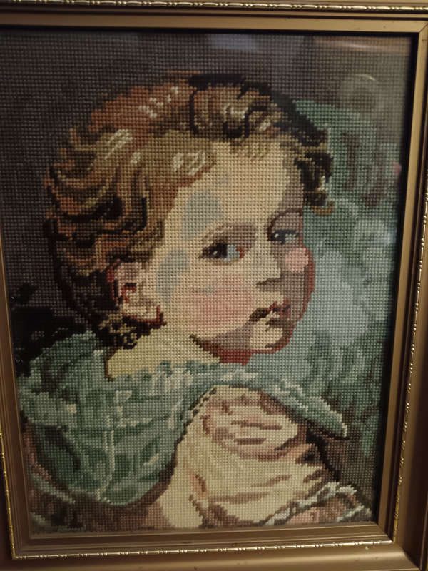 Framed Blue Boy Tapestry