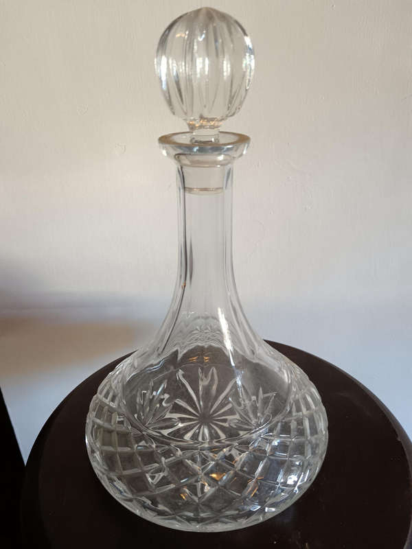Crystal Ships Decanter