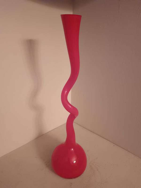 Norman Copenhagen style Swing Vase in Red
