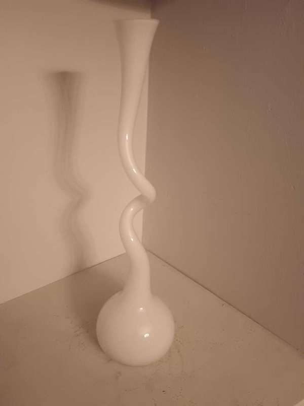 Norman Copenhagen style Swing Vase in White