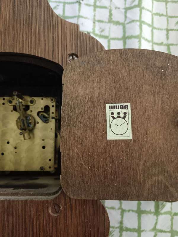 Vintage Dutch Wuba Zaanse Wall Clock C 1970