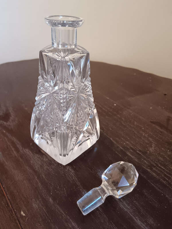 Cut Crystal Perfume Bottle