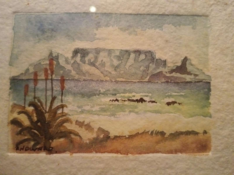 Pair of Minature Cape Landscape Framed