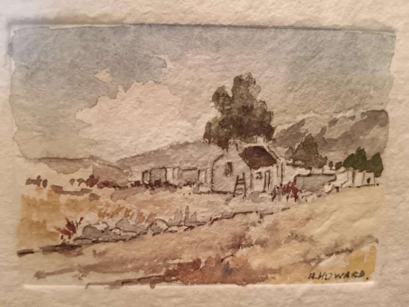 Pair of Minature Cape Landscape Framed