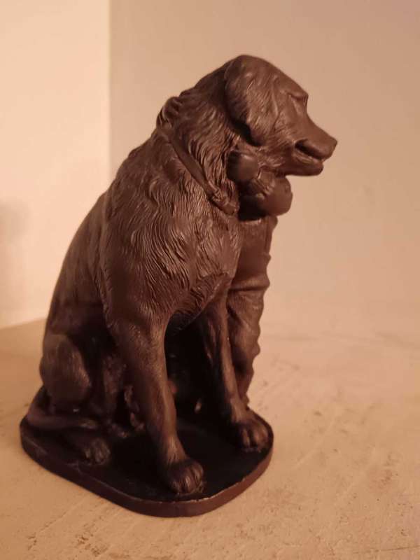 Hereduties Cold Cast Bronze Resin Figurine Best of Friends