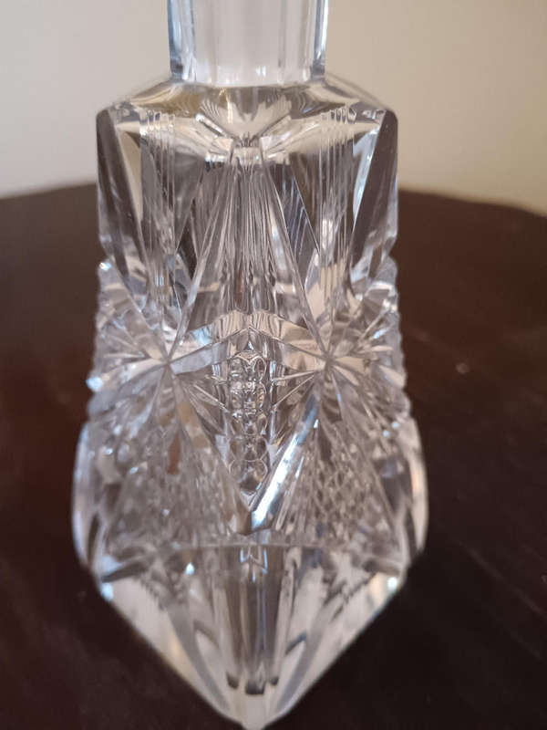 Cut Crystal Perfume Bottle