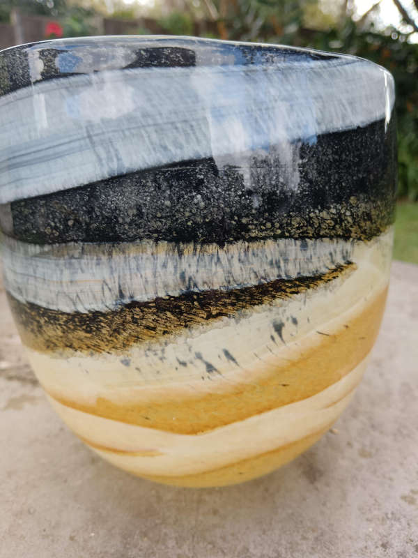 Murano Marble Effect Vase