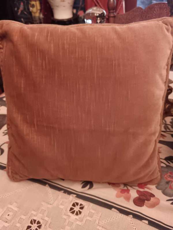 Tapestry Cushion with Flowers
