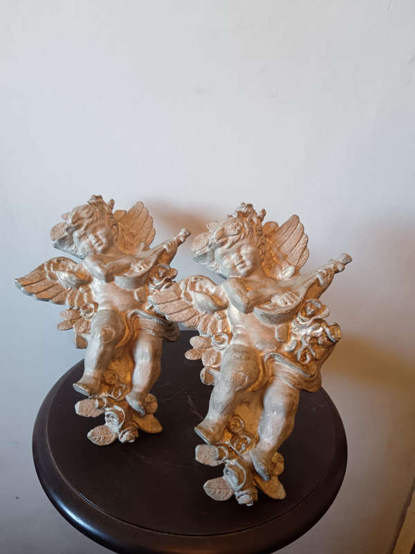 Pair of Cherub Curtain Tie Backs