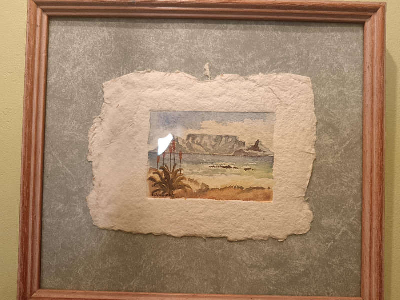 Pair of Minature Cape Landscape Framed
