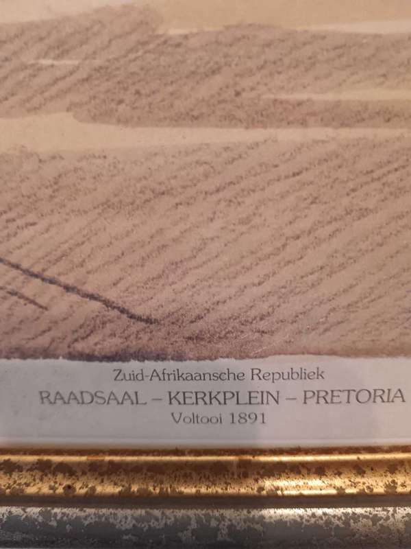 Malachi Smith Limited Edition Print 441 of 1500 Raadsaal Pretoria