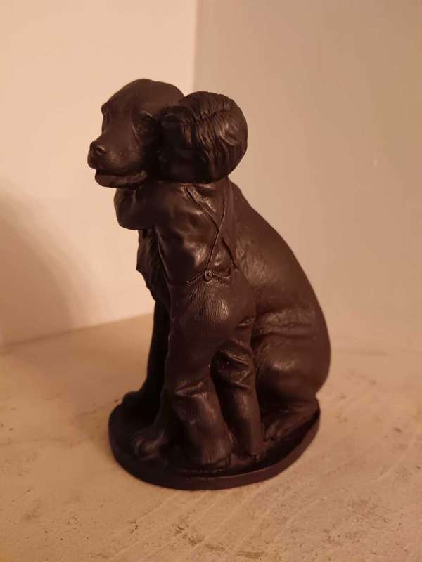 Hereduties Cold Cast Bronze Resin Figurine Best of Friends