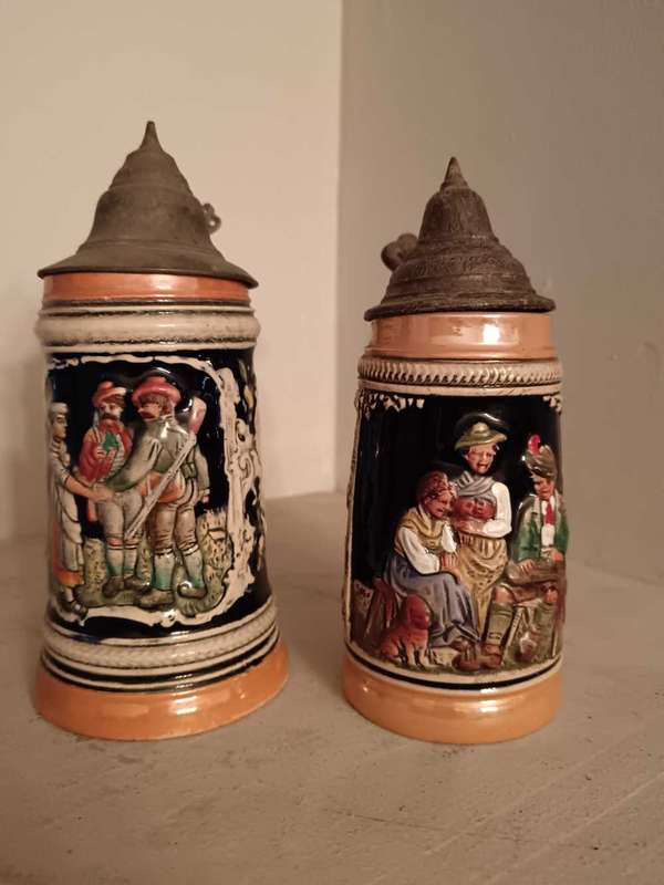 Pair of German Stein's