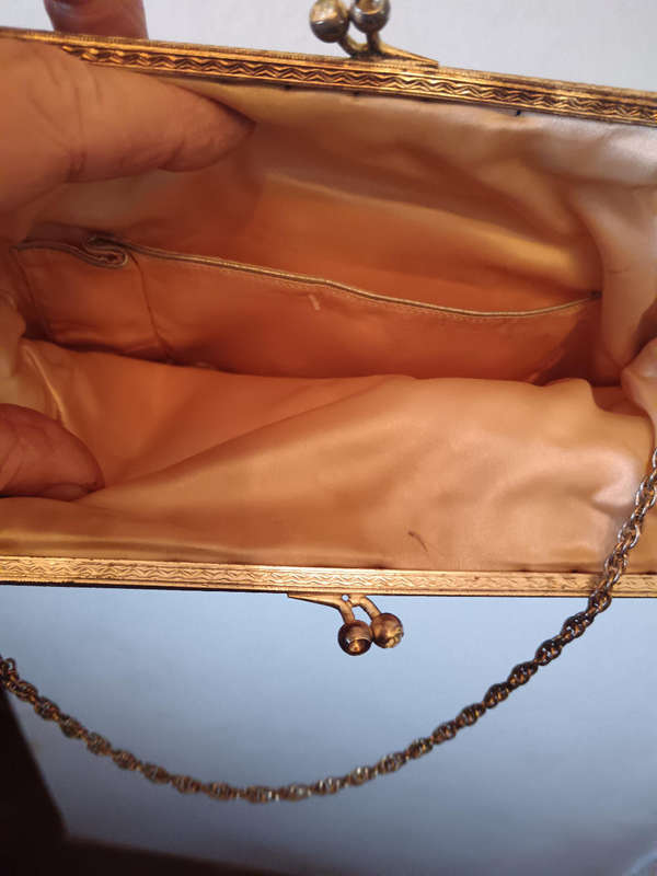 Velvet Loving couple Evening Bag