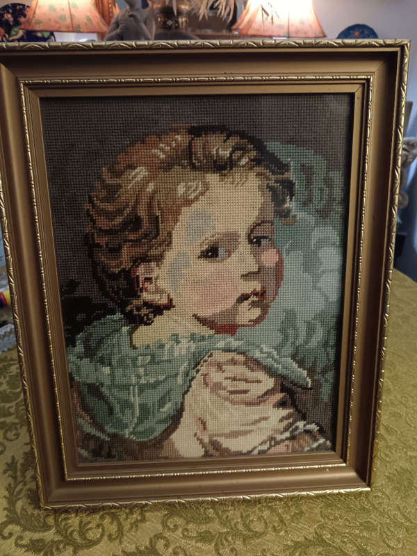 Framed Blue Boy Tapestry