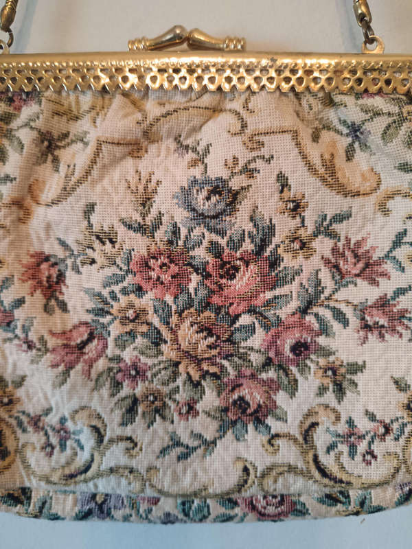 Tapestry Evening Bag with Chai Handle