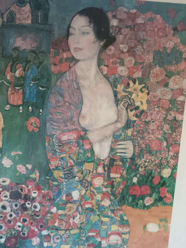 Framed Print Gustuv Klimt The Dancer