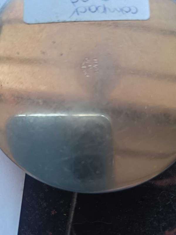 Silver Plated Powder Compact Made in England