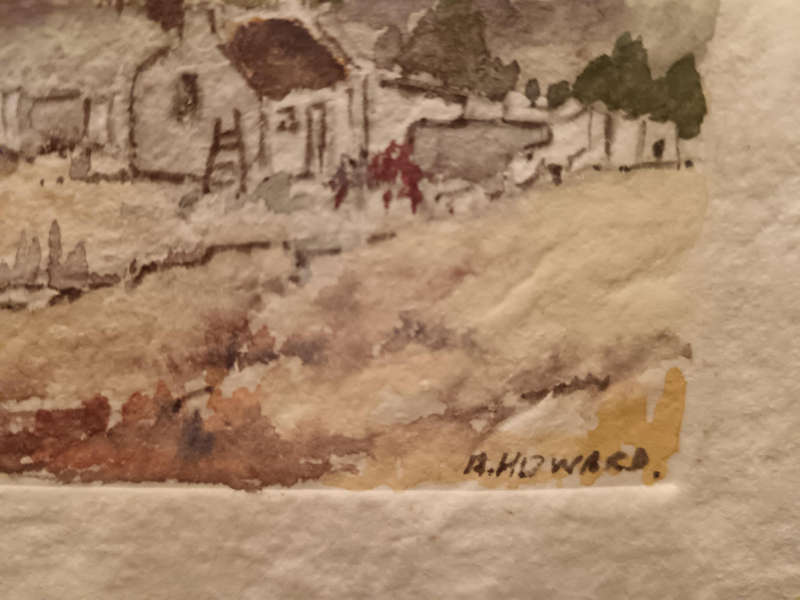 Pair of Minature Cape Landscape Framed