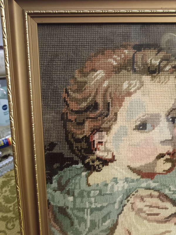 Framed Blue Boy Tapestry