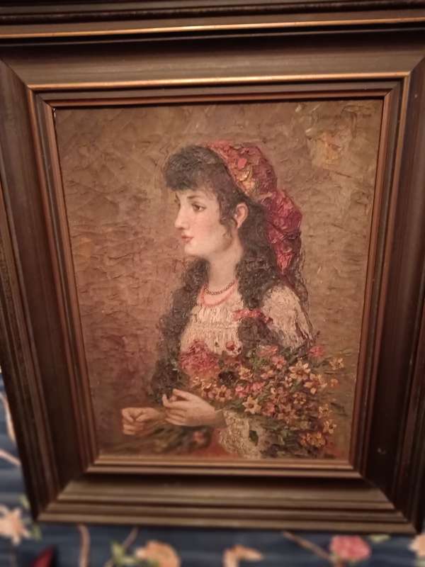 Painting by Jules Monnickendam Dutch Painter 1874 - 1943