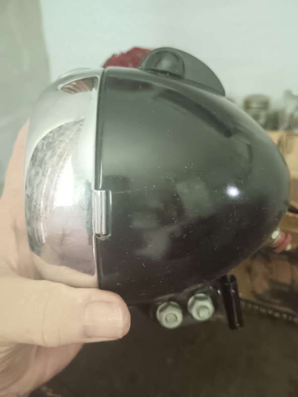 Vintage Miller Bicycle Head Light & Reflector