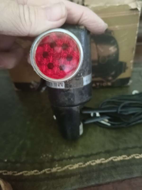 Vintage Miller Bicycle Head Light & Reflector