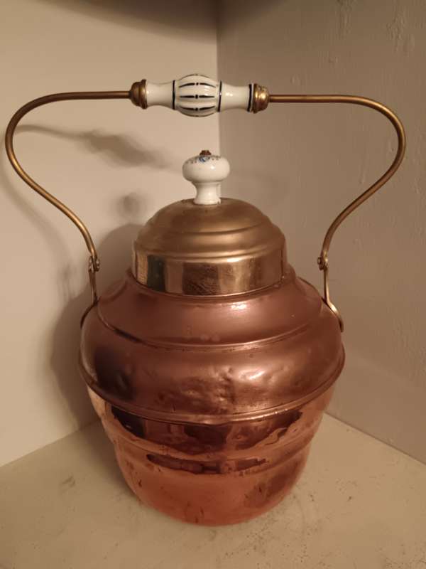 Dutch Copper & Brass Coal Bucket