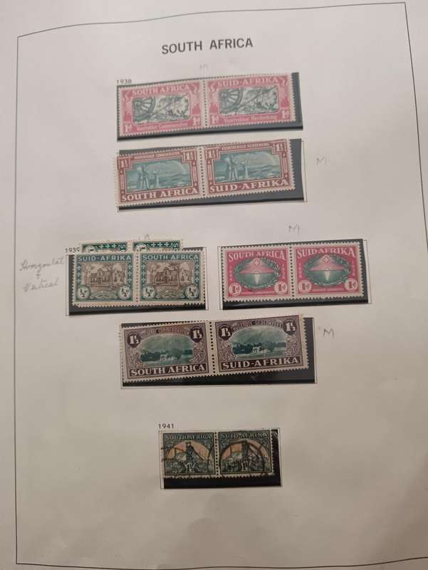 2 x  South African Stamp Albums with Stamps